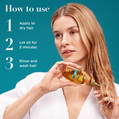 OGX Mirror Shine + Argan Oil Smoothing Pre-Wash Hair Gloss - 4 fl oz: Damage Repair, All Hair Types, Liquid Form