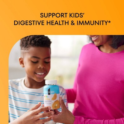 One A Day Kids' Multivitamin with Probiotic Gummies for Digestive Health - Orange - 60ct