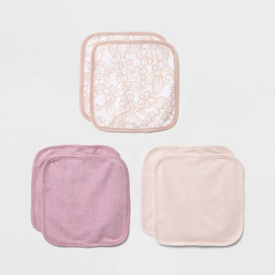 Baby 6pk Washcloth Set - Cloud Island Pink