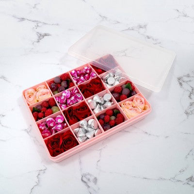 Cook With Color Valentine Snack Box Pink