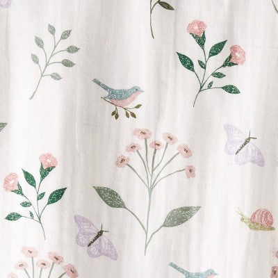 Little Planet by Carter's Muslin Swaddle - Floral - 2pk