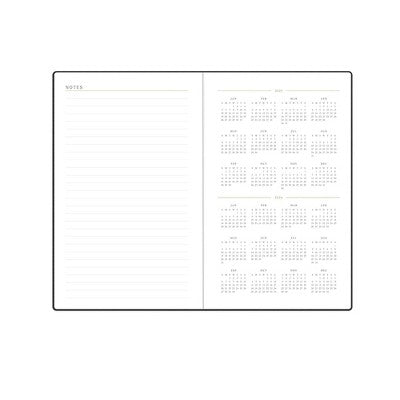 Marie Kondo for BlueSky 2025 Weekly/Monthly Planner 8.19"x5.16" Charcoal Fabric
