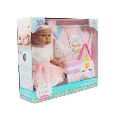 Madame Alexander Small Wonder 14" Party Time Set - Brown Eyes