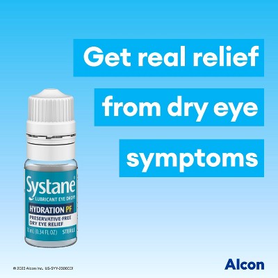 Systane Hydration Multi-Dose Preservative Free Dry Eye Drops - 0.34oz/2pk