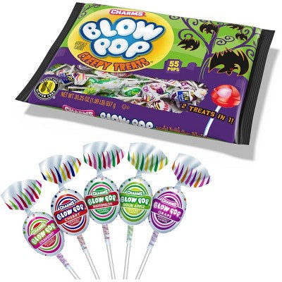Blow Pop Halloween Assorted Lollipops - 30.25oz/55ct