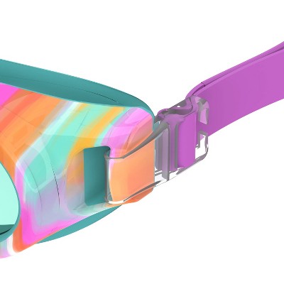Speedo Kids Junior Glide Print Swim Goggles - Arctic Glass Lani Blur/Jade