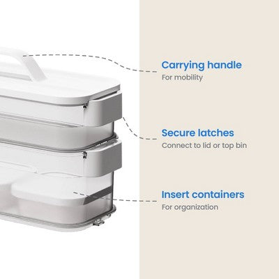 6pc Click in Place Slim Toolbox Starter Kit White - Brightroom?
