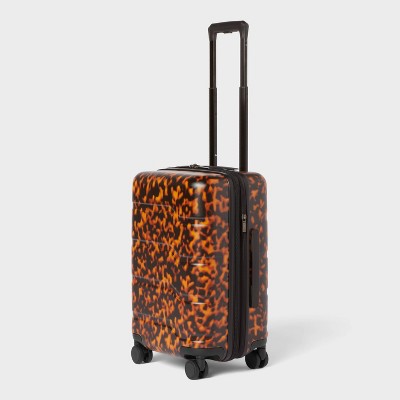 Carry On Spinner Wheels Suitcase Assorted Browns - Open Story