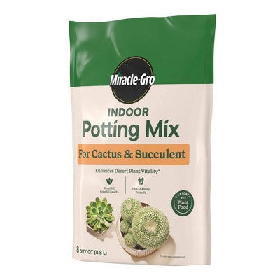 Miracle-Gro Indoor Cactus & Succulent 8.009lbs Potting Soil