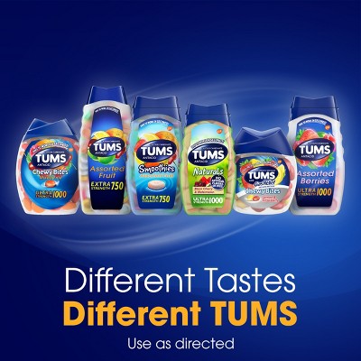 Tums Chewy Bites + Gas Relief Chewable - 54ct