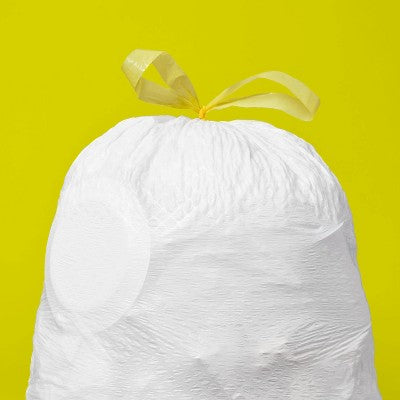 UltraStretch Tall Kitchen Drawstring Trash Bags - Lemon Squeeze - 13gal/25ct - up&up