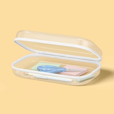 Large Hard Sided Case Clear - up&up