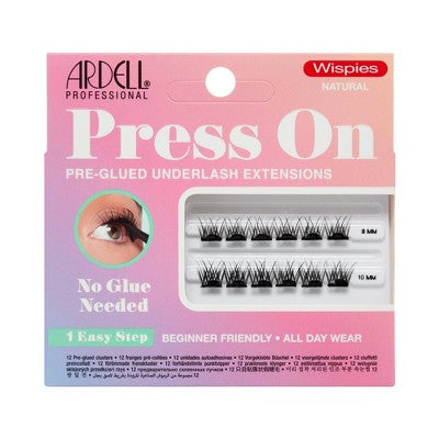 Ardell Press-On Mini Wispies Natural False Eyelashes - 12pc