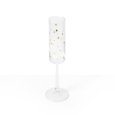 11.3 fl oz Clear Glass Stemware with Stars - Bullseye's Playground