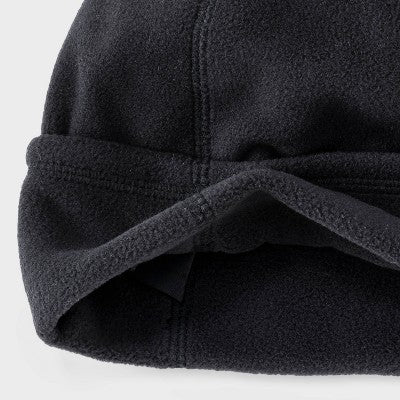 Men's Recycled Polyester Fleece Beanie - All In Motion Black