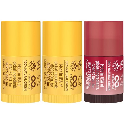 Burt's Bees Beeswax Lip Balm + Tinted Lip Balm - Halloween - 0.049oz/3ct