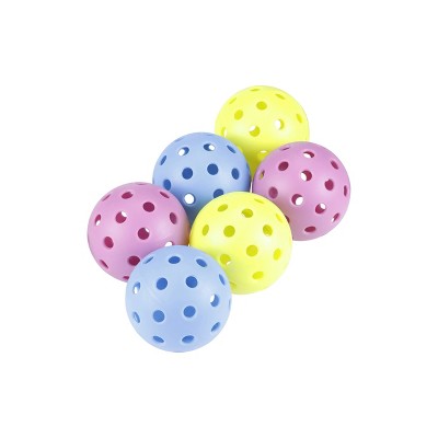 Pickle O'Joe 6pk Balls Pickleballs - Vibrant