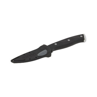 Farberware 3.5" Paring Knife Black: Stainless Steel Kitchen Knife, Riveted Handle, Hand Wash, Lifetime Warranty
