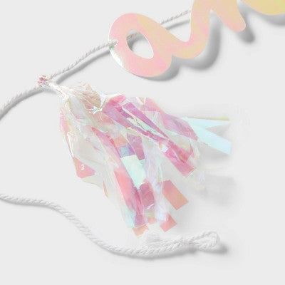 Iridescent 'any excuse to eat cake' Party Banner - Spritz