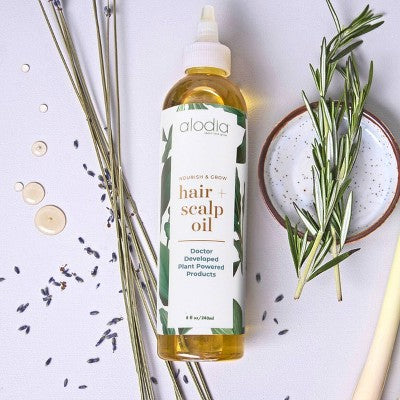 Alodia Nourish and Grow Healthy Hair and Scalp Oil - 8.5 fl oz
