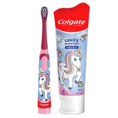 Colgate Kids' Unicorn Toothbrush & Toothpaste Gift Set - 2ct EXP 09/2026