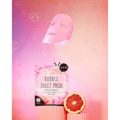 Oh K! Bubble with Grapefruit Sheet Mask - 0.67 fl oz
