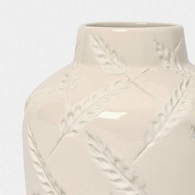 Large Ceramic Fall Vase Wheat - Threshold: Fall