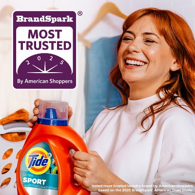 Tide Ultra Sport HE Deep Cleaning Concentrated Liquid Laundry Detergent 65 Loads - 92 fl oz