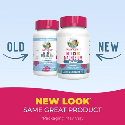 MaryRuth's Kids Magnesium Calm Gummies, Hibiscus, 60 ct