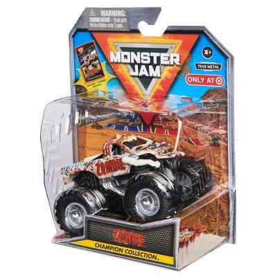 Monster Jam Zombie Die Cast Monster Truck with Trading Card