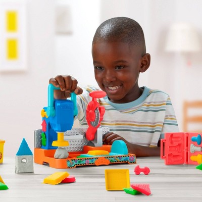Play-Doh Stamp and Saw Tool Bench Playset - 8pc