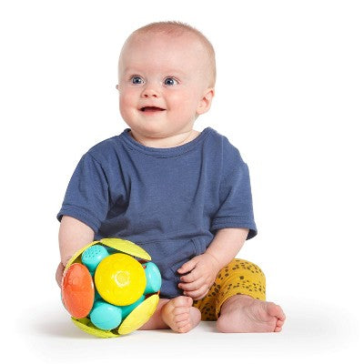 Bright Starts Wobble Bobble Activity Ball Toy: Gross Motor Skills, Fine Motor Skills, Baby Learning Toy