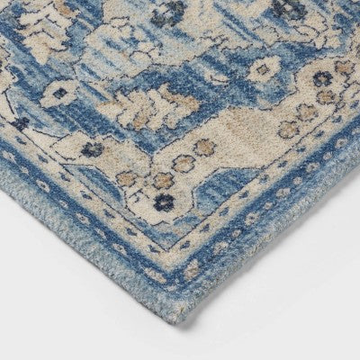 20"x30" Medallion Bath Rug Blue - Threshold