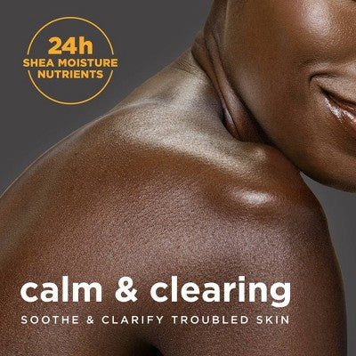 SheaMoisture Calm & Clearing Bar Soap - African Black Soap - 8oz