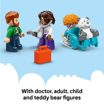 LEGO DUPLO Town First Time Visit with the Doctor Office Building Toy Playset 10449