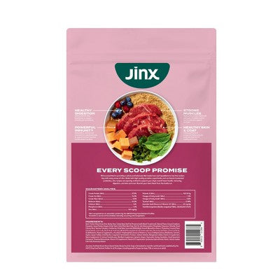 Jinx Beef Flavor Dry Dog Food - 4lbs