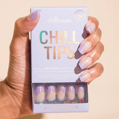 Chillhouse Chill Tips Press-On Fake Nails - AI Supernova - 24ct