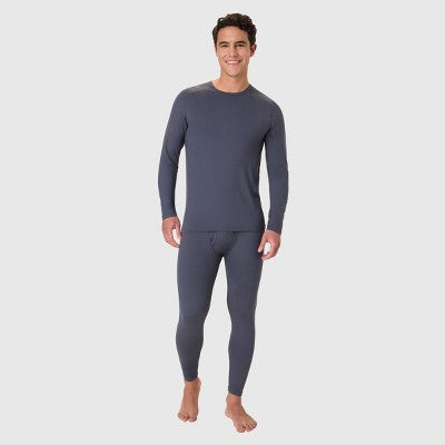 Hanes Men's Thermal Long Sleeve Performance Shirt - Dark Gray L
