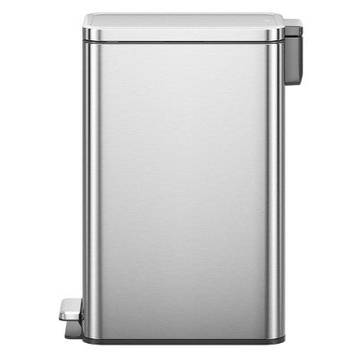 EKO Stella 45L Slim Step Trash Can Matte Stainless Steel (LOCAL PICKUP ONLY)