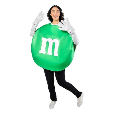 Rubies Kids' Mars M&Ms Round Candy Costume Apparel Set Green One Size