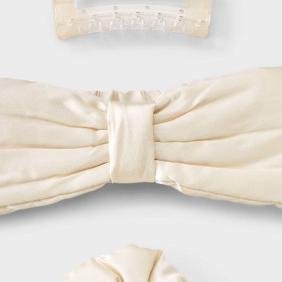 Spa Hair Set 3pk - A New Day Ivory