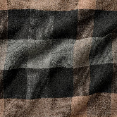 Plaid Throw Blanket Brown/Black - Woolrich x Target