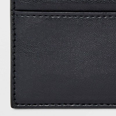 Basic Card Case Wallet - A New Day Jet Black