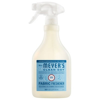 Mrs. Meyer's Clean Day Fabric Fresh Air Fresheners - Rain Water - 20oz: Dye-Free, Paraben-Free, Liquid Spray