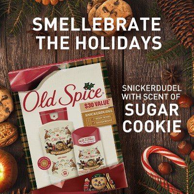 Old Spice Holidude Snickerdudel Body Wash and Deodorant Holiday Gift Set - 2ct
