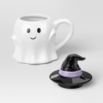 7.8 fl oz Figural Mini Ghosty Mug with Lid - Hyde and EEK! Boutique