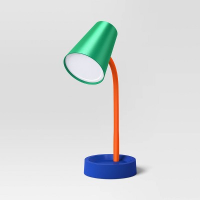 Task Table Lamp Green/Blue/Orange Color Block - Room Essentials