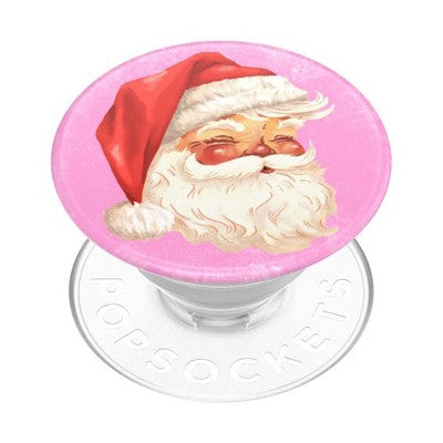 PopSockets PopGrip Cell Phone Grip and Stand - Santa Pink