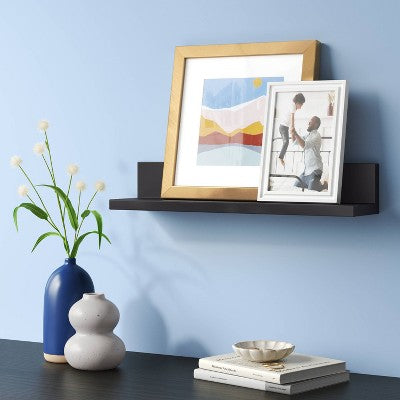 30" Wall Shelf Picture Ledge Black - Room Essentials (LOCAL PICKUP ONLY)