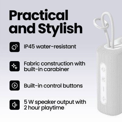 GEMS Wireless Beach Speaker - White